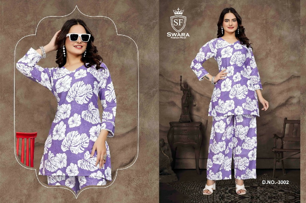 Swara Shree Vol-3 Wholesale Jaipuri Print Kurtis With Pants