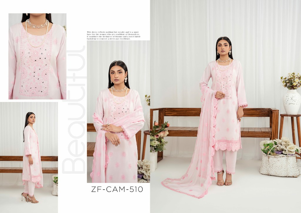 Zainab Fazlani Anqara Cambric Collection Stitched Original Pakistani Suits