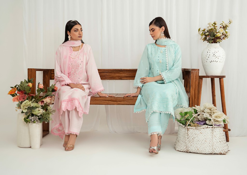 Zainab Fazlani Anqara Cambric Collection Stitched Original Pakistani Suits