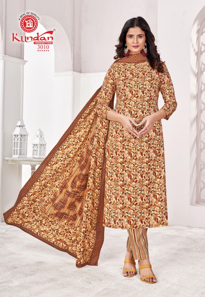 Kundan Paridhi Vol-3 Wholesale Pure Cotton Readymade Salwar Suits