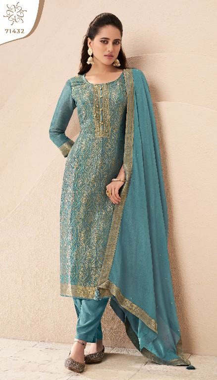 kuleesh vinay star simmer jacquard fashionable design unstitch suits