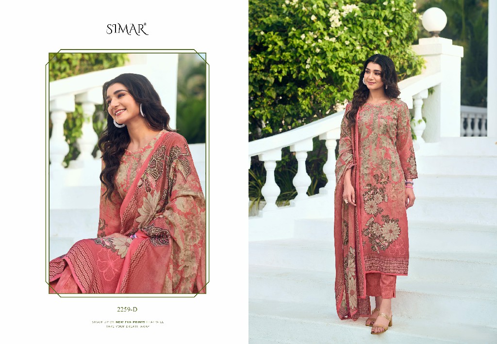 Glossy Simar Ashmira Wholesale Pure Pashmina Winter Dress Material