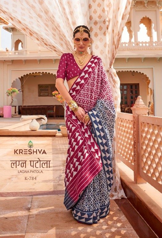 Kreshva Lagna Patola Wholesale Mercerizer Sigma Silk Sarees