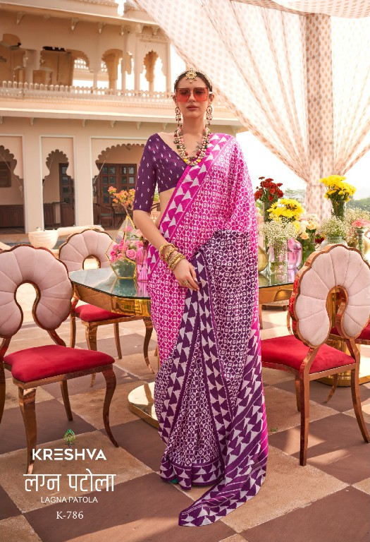 Kreshva Lagna Patola Wholesale Mercerizer Sigma Silk Sarees