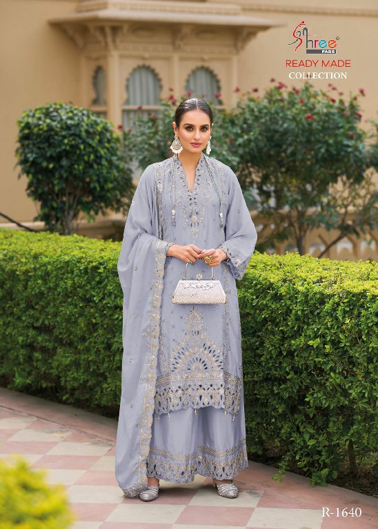 Shree Fabs R-1640 Wholesale Readymade Indian Pakistani Concept Suits