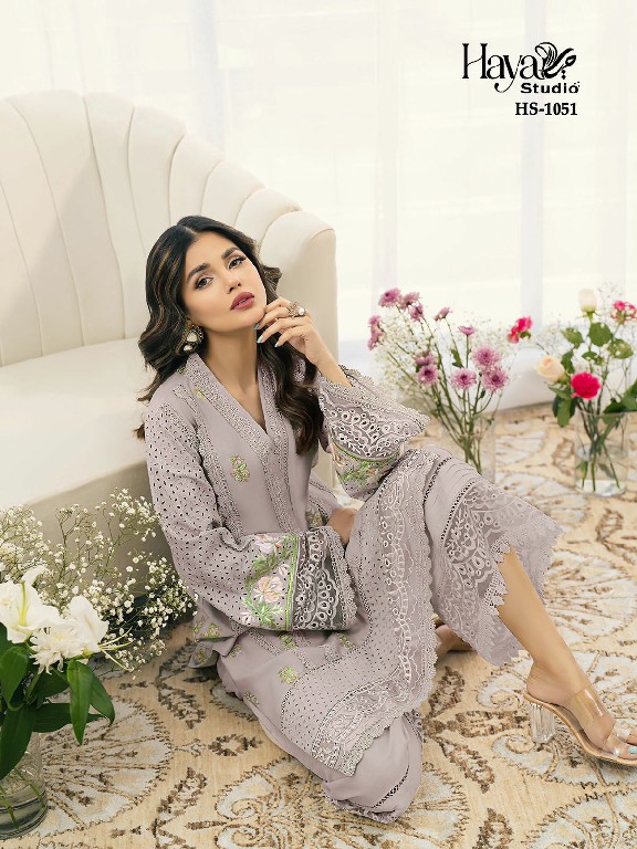 Haya Studio HS-1051 Wholesale Tunics And Cigarette Pants With Dupatta