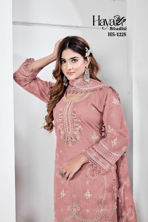 Haya Studio HS-1225 Wholesale Tunics And Cigarette Pants With Dupatta