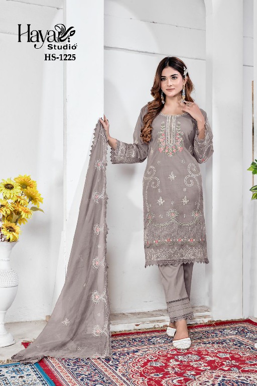 Haya Studio HS-1225 Wholesale Tunics And Cigarette Pants With Dupatta