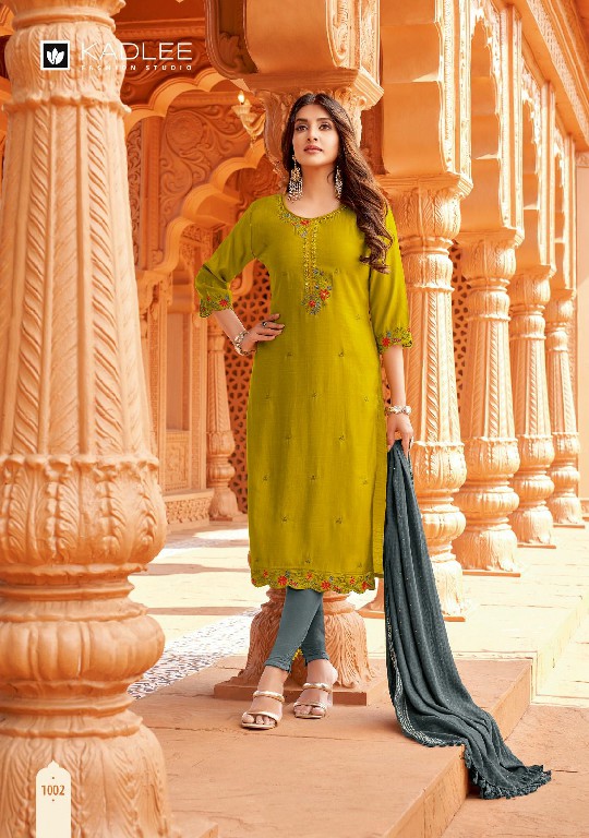 ruhani by Kadlee readymade viscose weaving regular wear churidar suits for womens