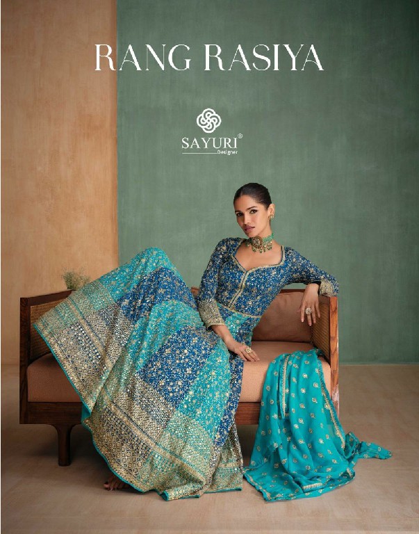 Sayuri Rang Rasiya Wholesale Designer Free Size Stitched Salwar Kameez