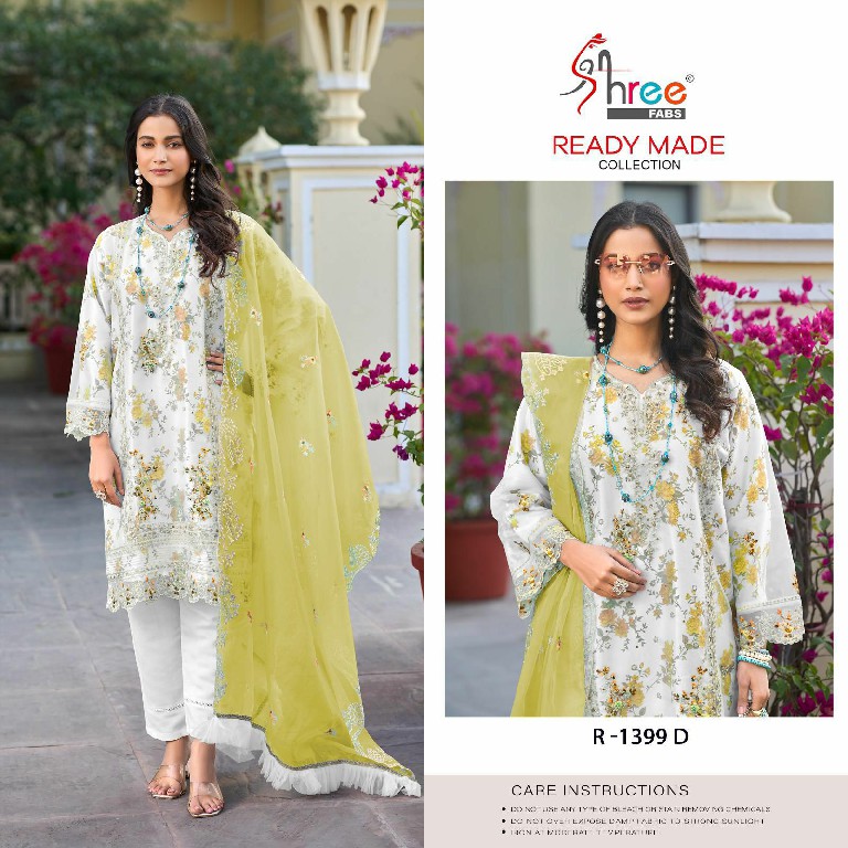 Shree Fabs R-1399 Wholesale Readymade Indian Pakistani Suits