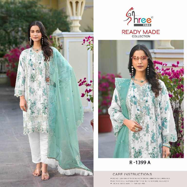 Shree Fabs R-1399 Wholesale Readymade Indian Pakistani Suits