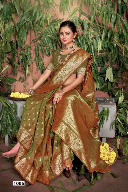 Saroj Gowri Silk Vol-4 Wholesale Dual Tone Silk Ethnic Sarees