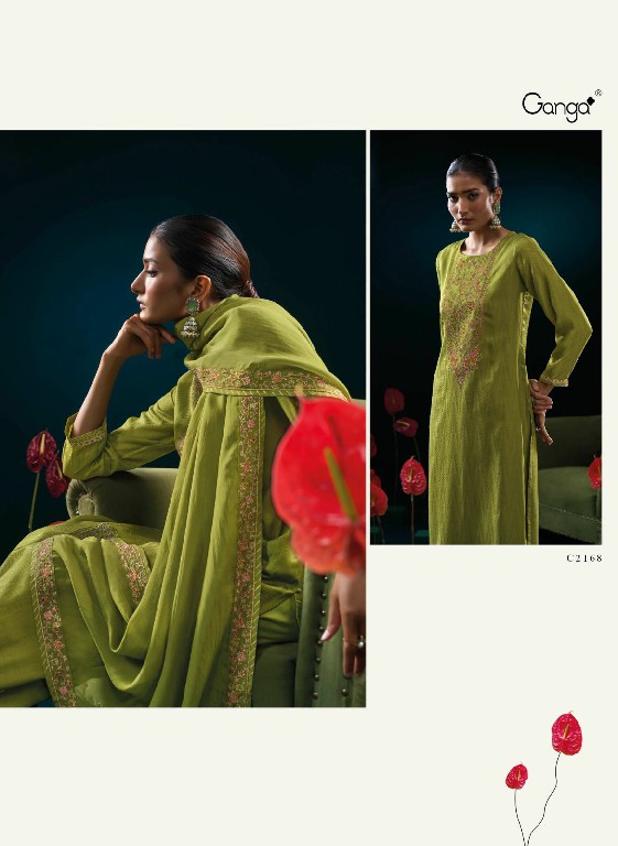 Ganga Ferisha Wholesale Pure Bemberg Silk Salwar Kameez