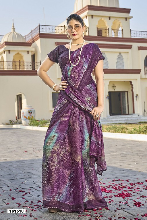 vallabhi prints present saami abstract print georgette daily wear casual saree