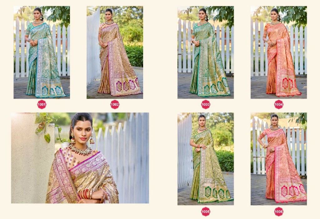 Bunawat Saraswati Wholesale Silk Ethnic Indian Sarees