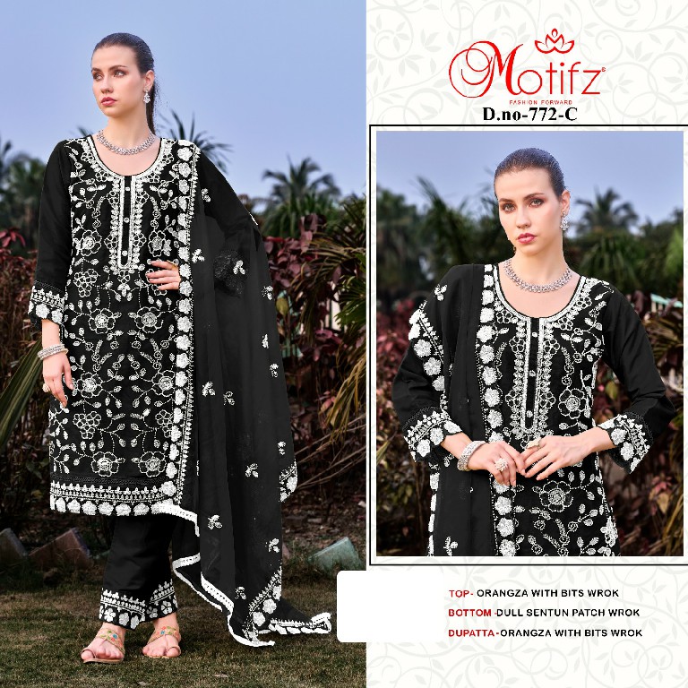 Motifz D.no 772 Wholesale Indian Pakistani Concept Salwar Suits