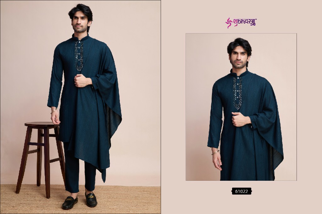 Shubhvastra Modern Ethnics Wholesale Mens Kurta With Pant And Dupatta