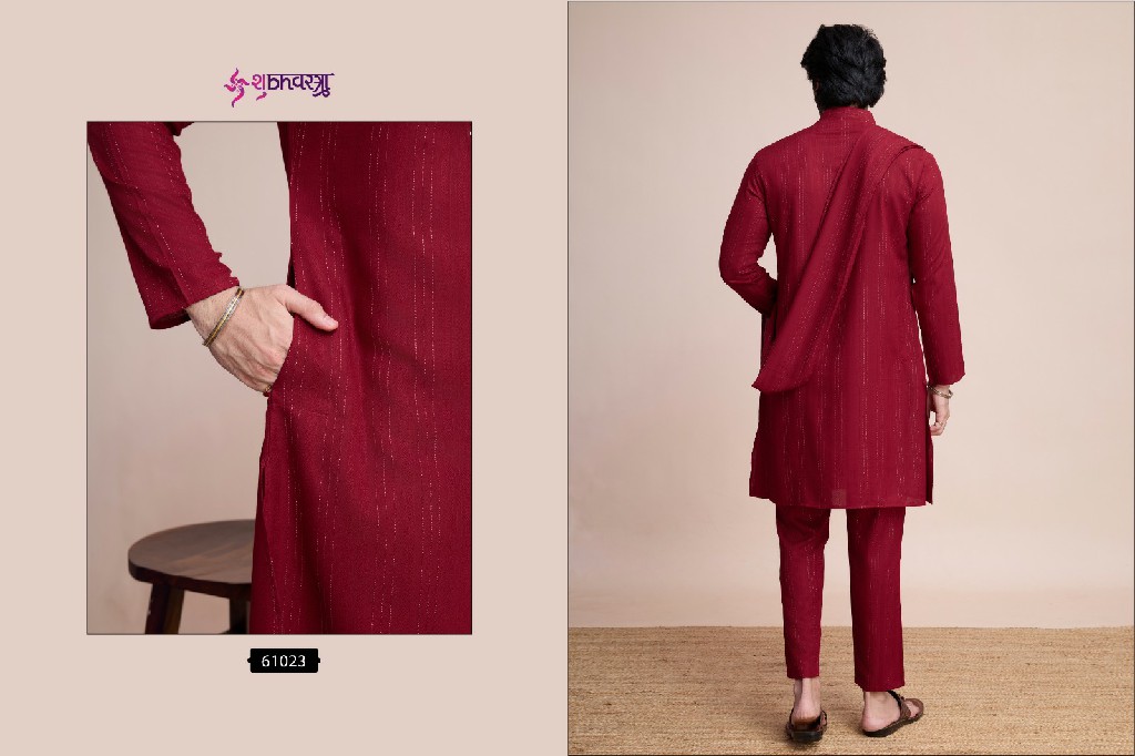 Shubhvastra Modern Ethnics Wholesale Mens Kurta With Pant And Dupatta