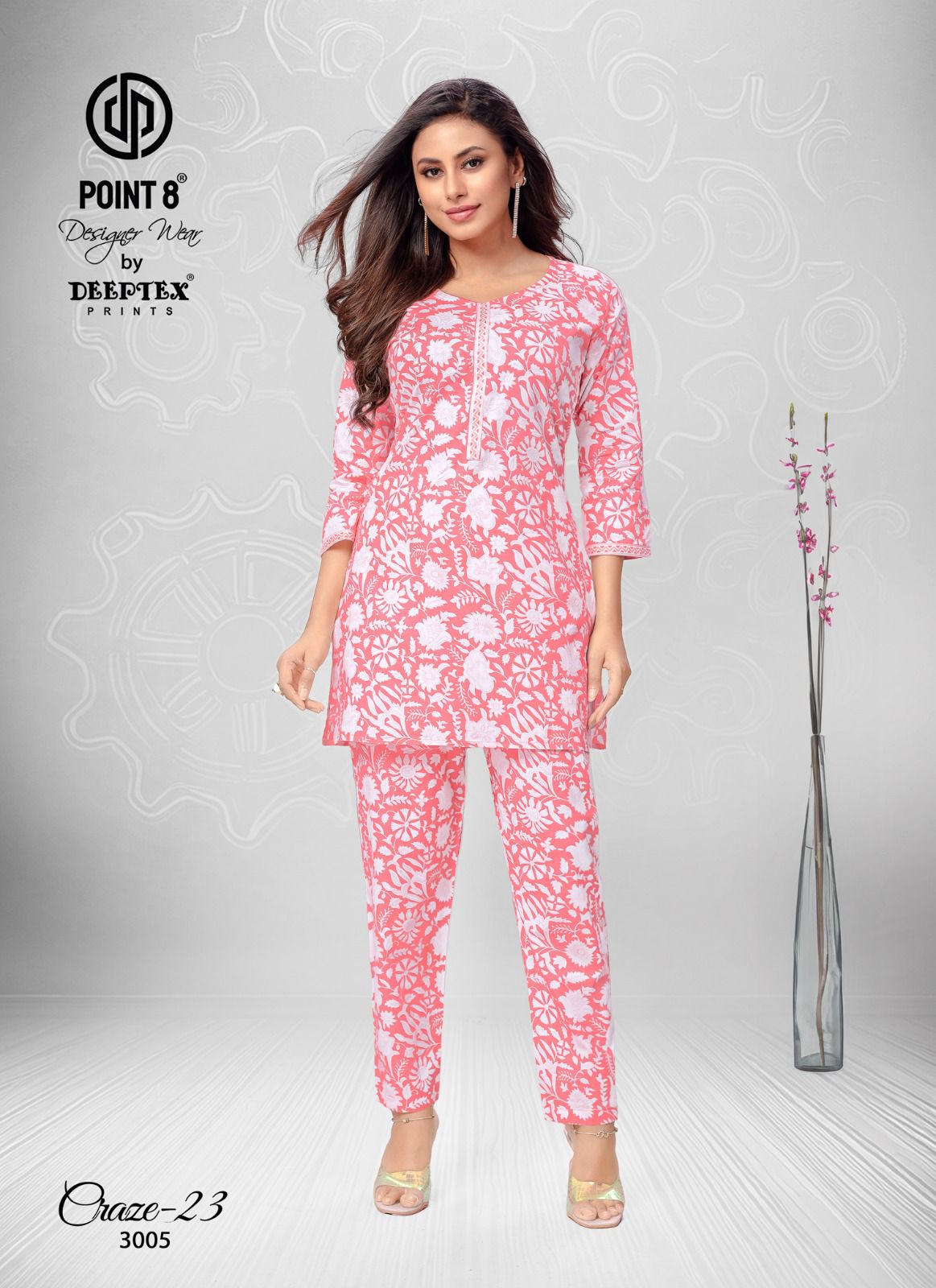 craze-23 vol 3 by deeptex prints unique cotton print readymade big size co-ord set