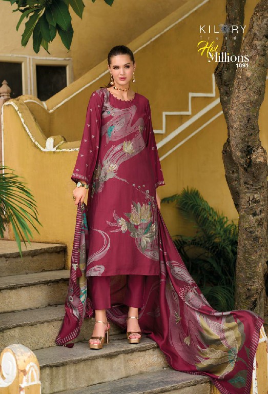 kilory trends hot millions viscose modal silk casual dress material exports