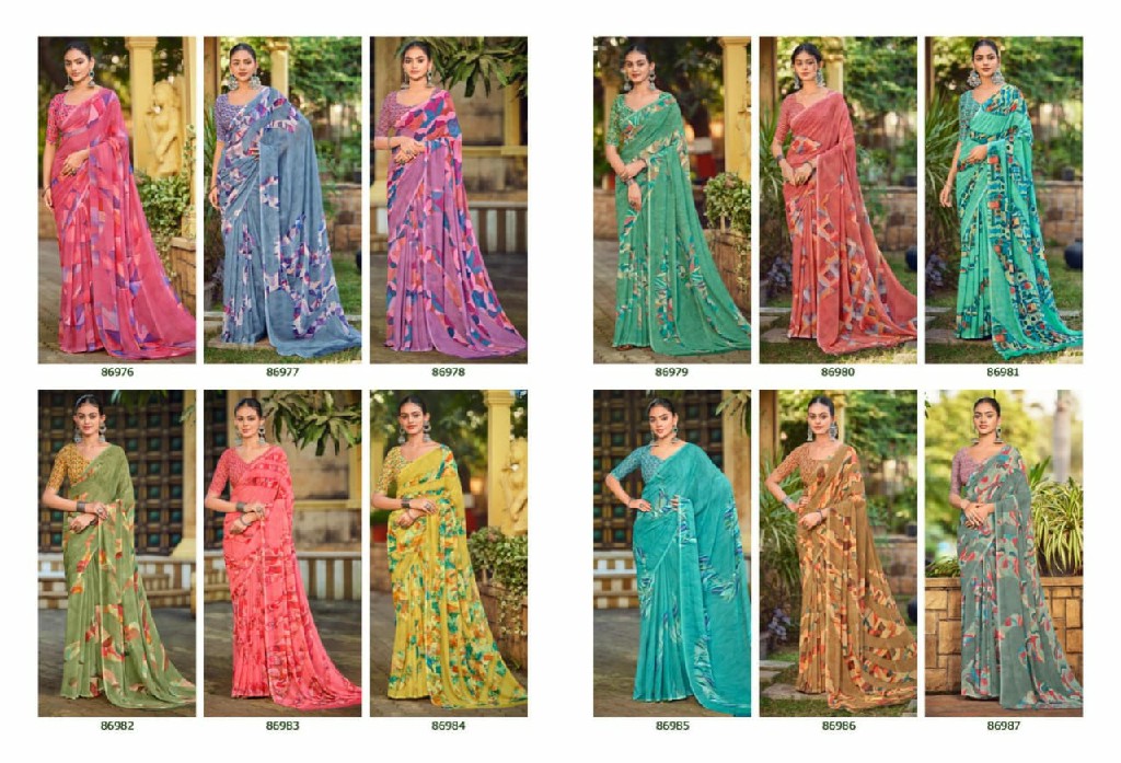 vipul uditi 86976-86987 weightless pattern summer beauty sarees