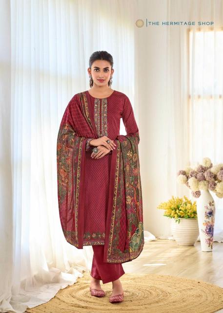 mughal by hermitage shop jam satin daily wear stylish dress material