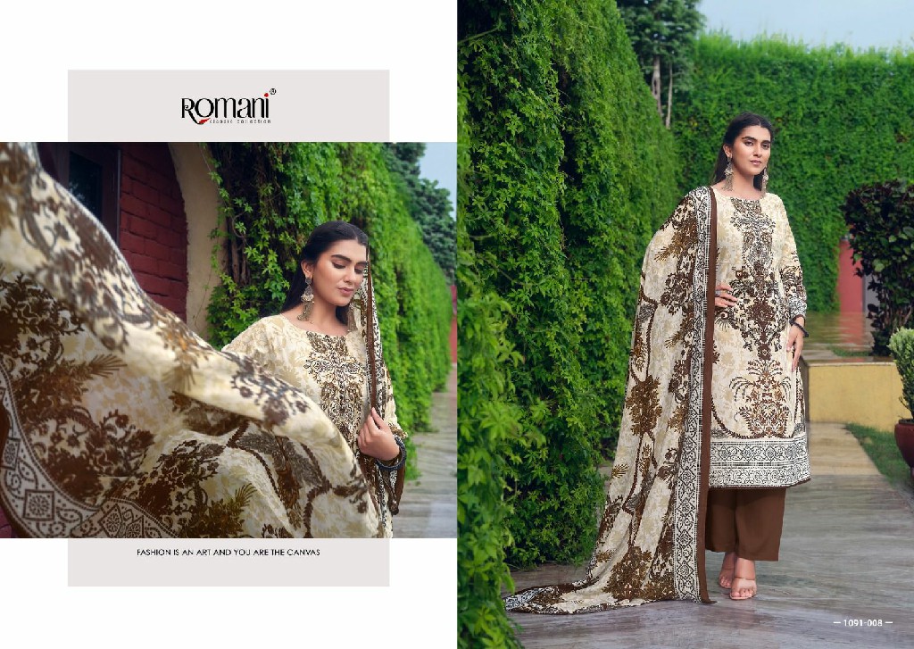 ROMANI PRESENTS AARZU VOL 8 HIT DESIGN SOFT COTTON PAKISTANI ETHNIC SALWAR SUIT
