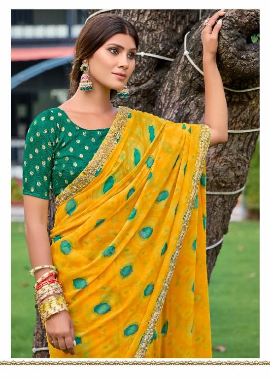 Stavan Bandhan Wholesale Pure Georgette With Embroidery Ethnic Sarees