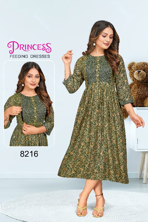 Hariyaali Princess Vol-3 Wholesale Two Tone Reyon Feeding Tops Combo