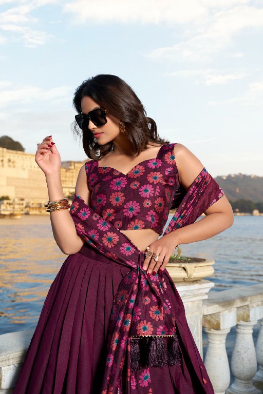 Dstyle Radiate Charm in Floral Printed Lehengas