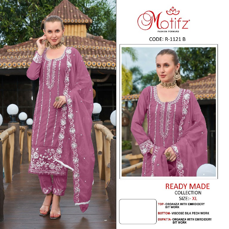 Motfiz R-1121 Wholesale Readymade Indian Pakistani Salwar Suits