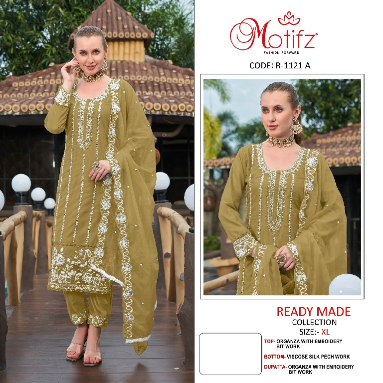 Motfiz R-1121 Wholesale Readymade Indian Pakistani Salwar Suits