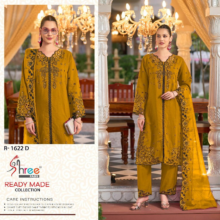 Shree Fabs R-1622 Wholesale Readymade Indian Pakistani Salwar Suits