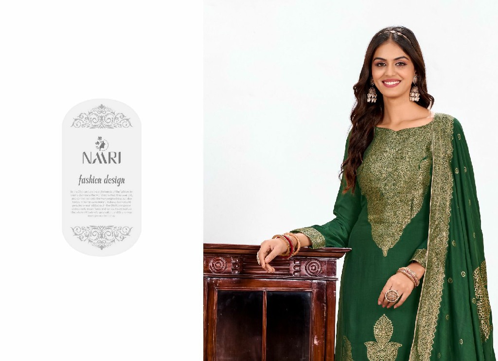 Naari Shaheen Wholesale Pure Muslin Jacqaurd Salwar Suits