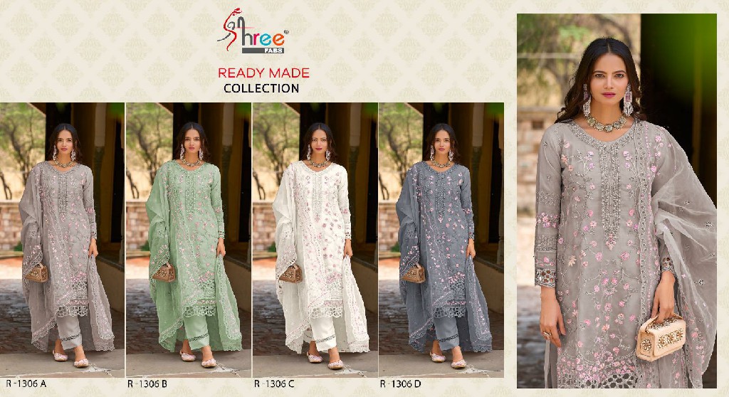 Shree Fabs R-1306 Wholesale Readymade Indian Pakistani Salwar Suits