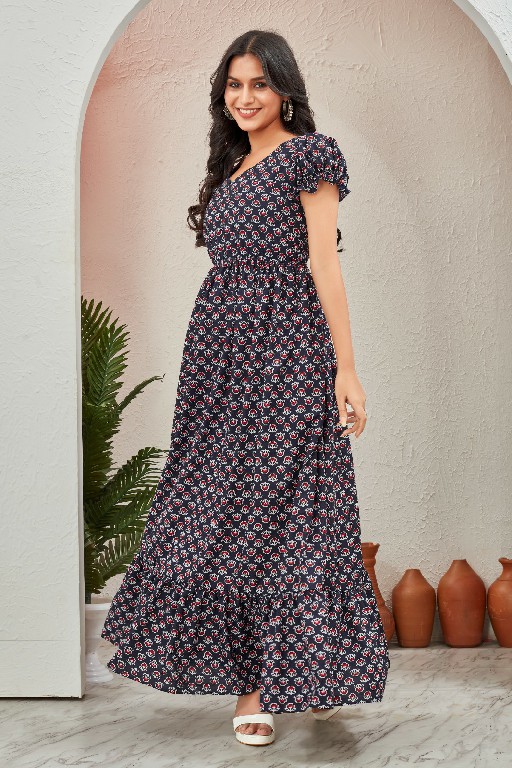 Chansi Glam Wholesale Fir And Flare Rayon Kurtis