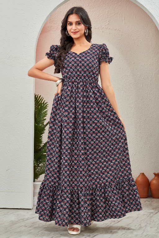 Chansi Glam Wholesale Fir And Flare Rayon Kurtis