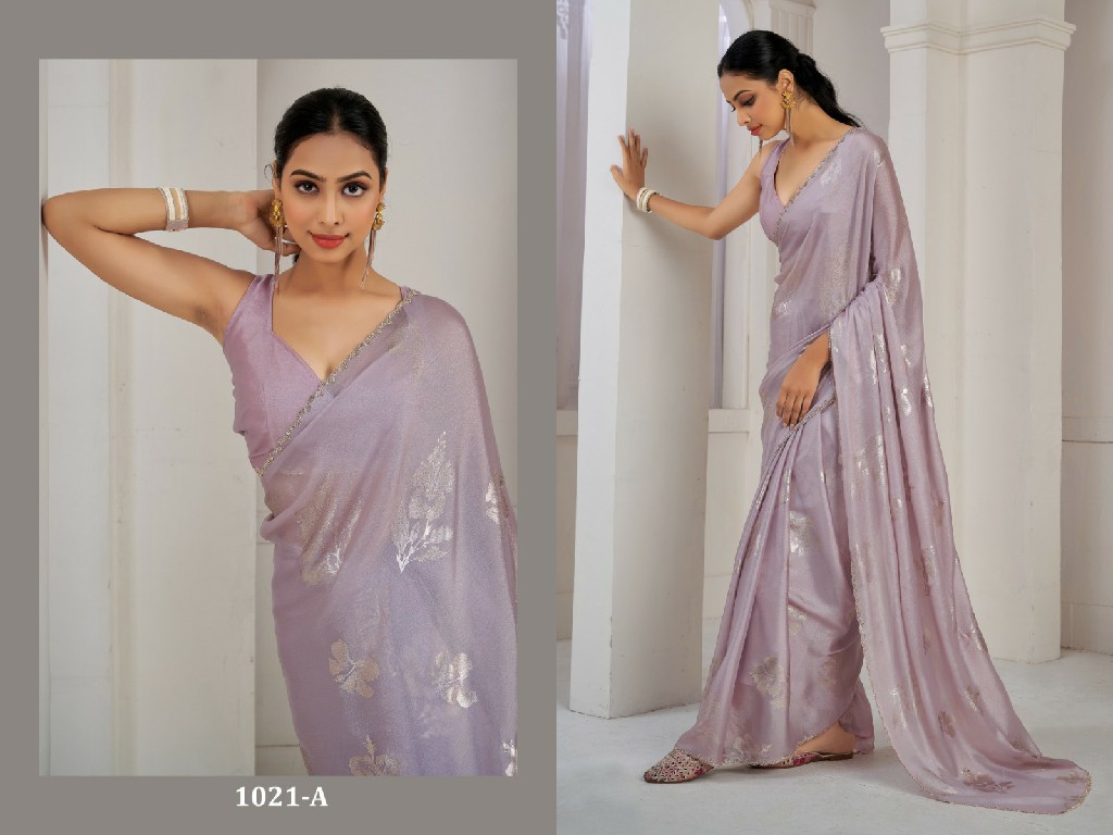 Mehak 1021A To 1021E Colour Wholesale Party Wear Ethnic Sarees