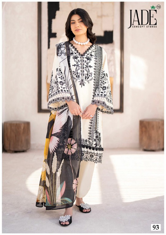 Jade Chevron Exclusive Heavy Cotton Vol-10 Wholesale Lawn Printed Dress Material