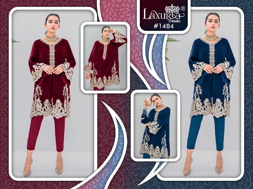 Laxuria D.no 1484 Wholesale Laxuria Trendz Launch Special Winter Collection