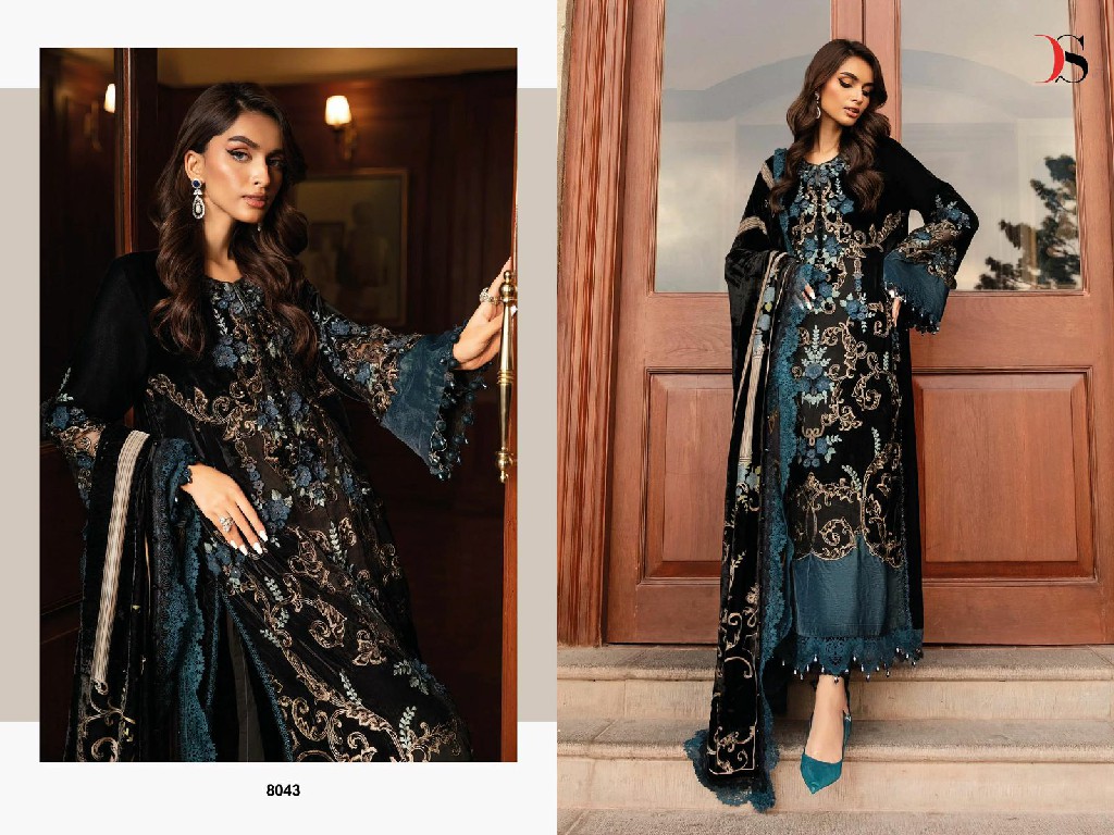 Deepsy Maria B Luxe Vol-2 Wholesale Viscose Reyon With Self Embroidery Pakistani Concept Suits