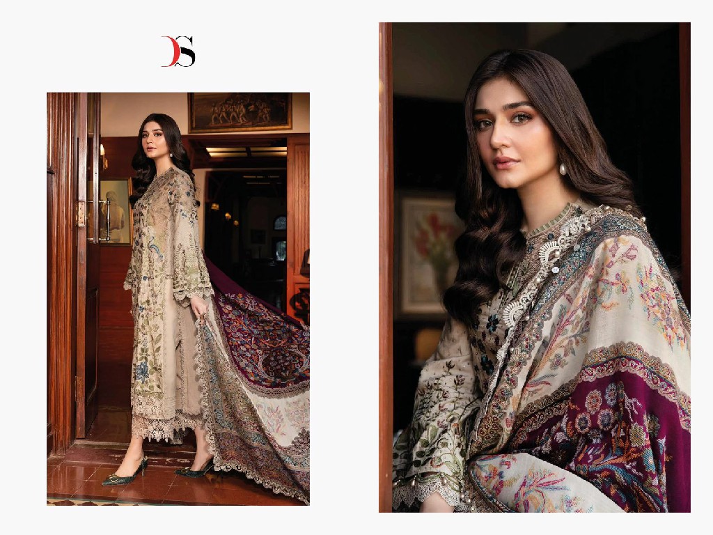 Deepsy Maria B Luxe Vol-2 Wholesale Viscose Reyon With Self Embroidery Pakistani Concept Suits