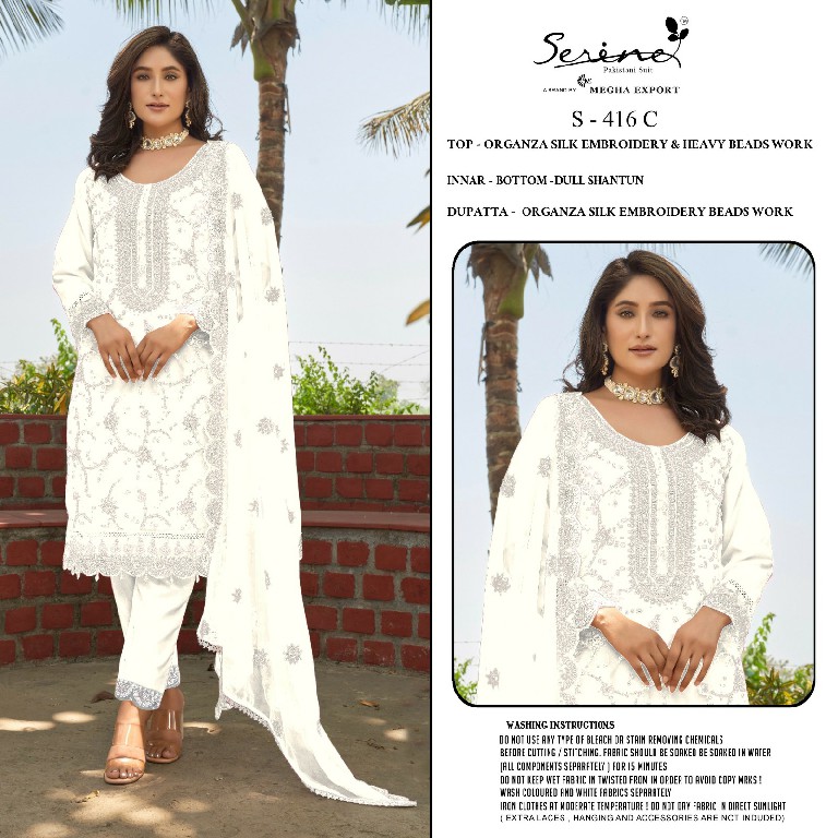 Serine S-416 Wholesale Indian Pakistani Salwar Suits