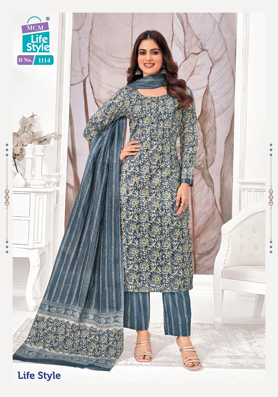 MCM Life Style Vol-11 Wholesale Pure Cotton Printed Readymade Dress