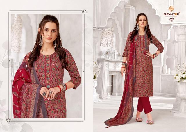 kalki stitch vol 2 by suryajyoti readymade daily wear jam satin salwar suit set