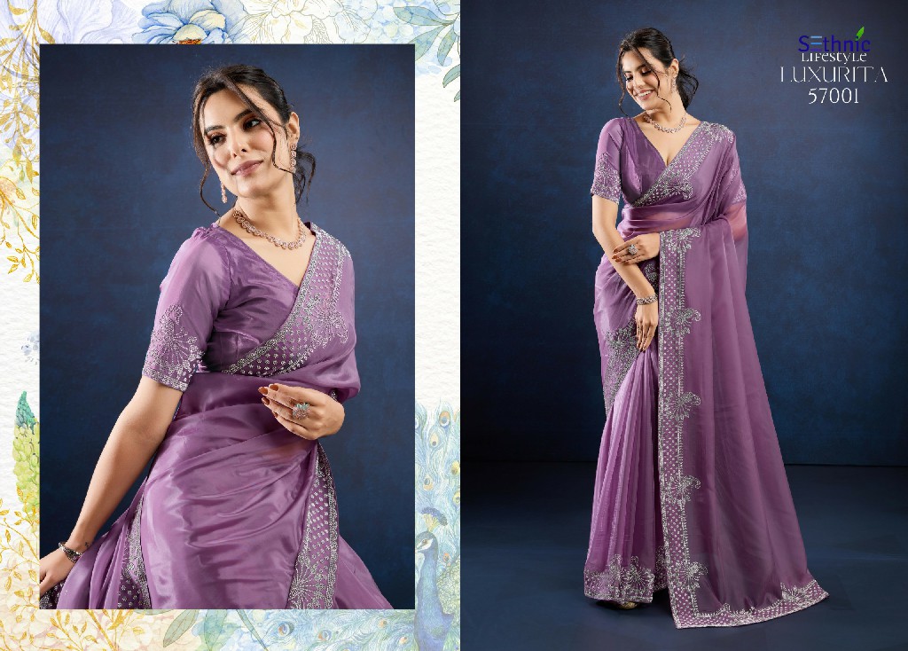 Sethnic Luxurita Elite Wholesale Function Wear Indian Sarees