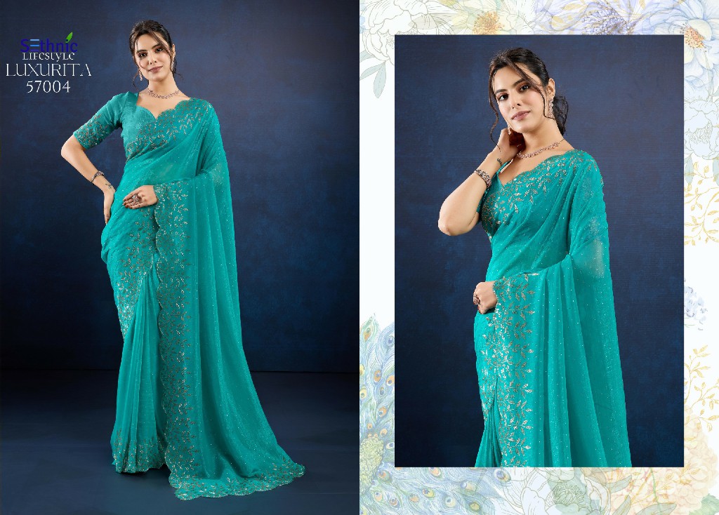 Sethnic Luxurita Elite Wholesale Function Wear Indian Sarees