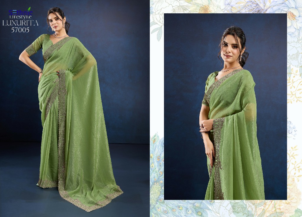 Sethnic Luxurita Elite Wholesale Function Wear Indian Sarees