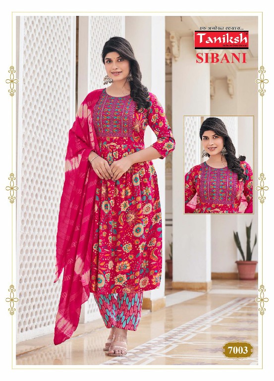 Taniksh Sibani Vol-7 Wholesale Skivansh Embroidery Work Readymade Suits